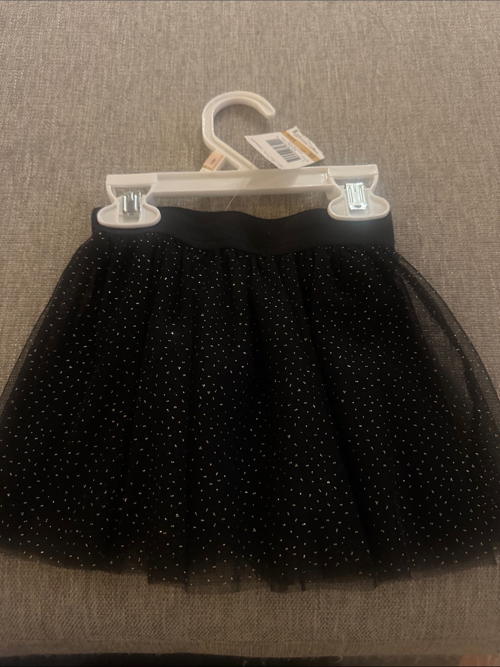 Black Glitter Tulle Skirt - Girls Fashion